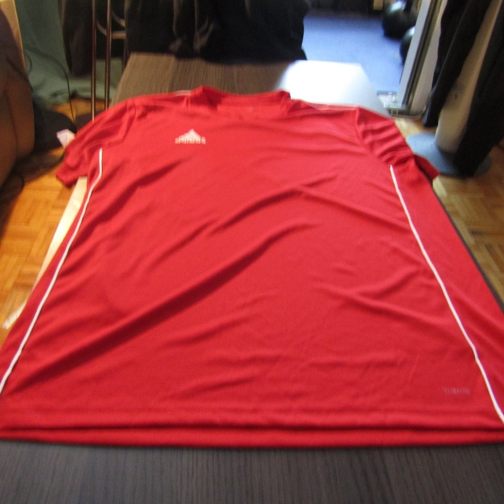 Adidas Core 18 JSY CV3452 football jersey Mens T-Shirt Training CORE18 L…